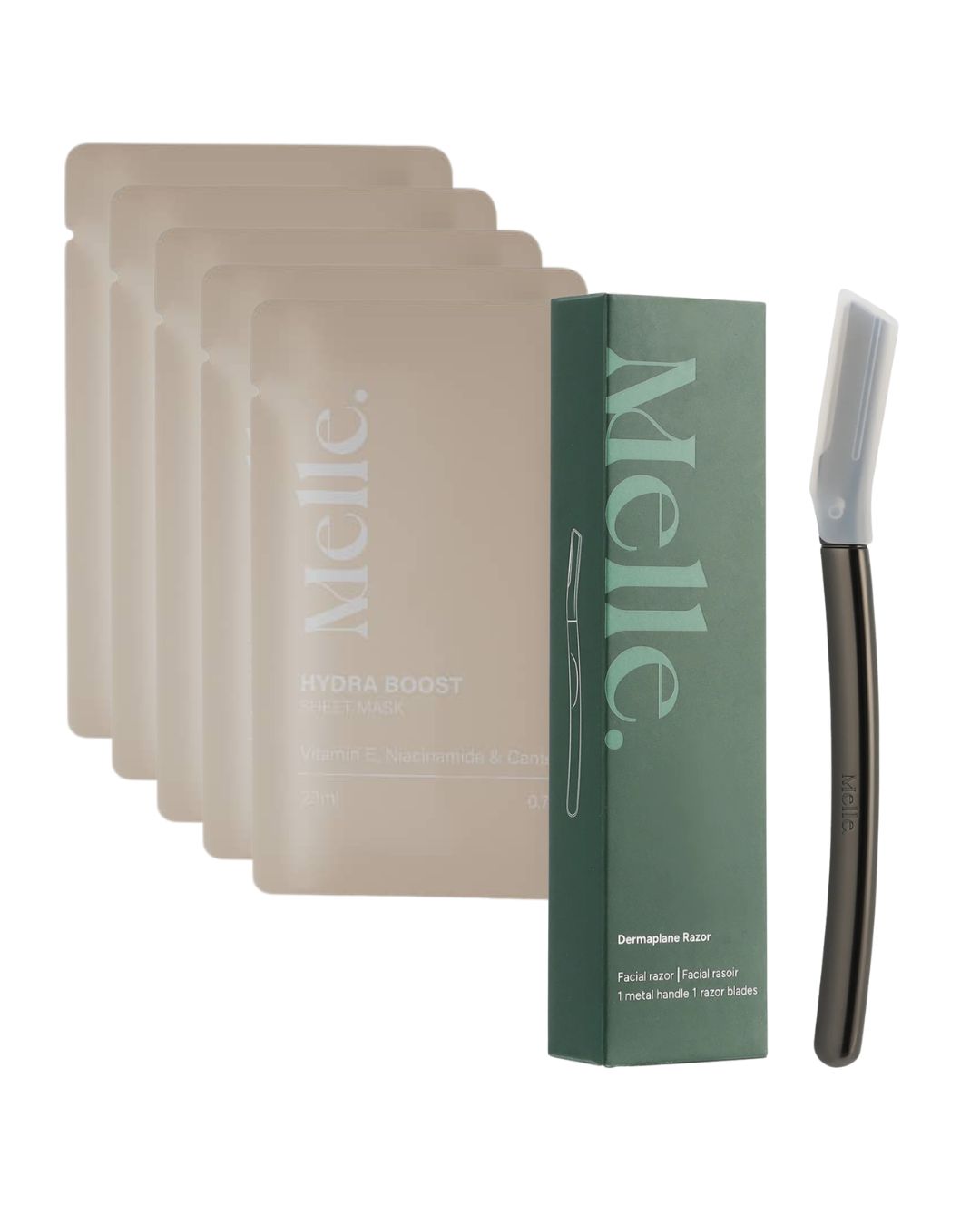 Ansiktsrakhyvel + Olja + Sheet Mask